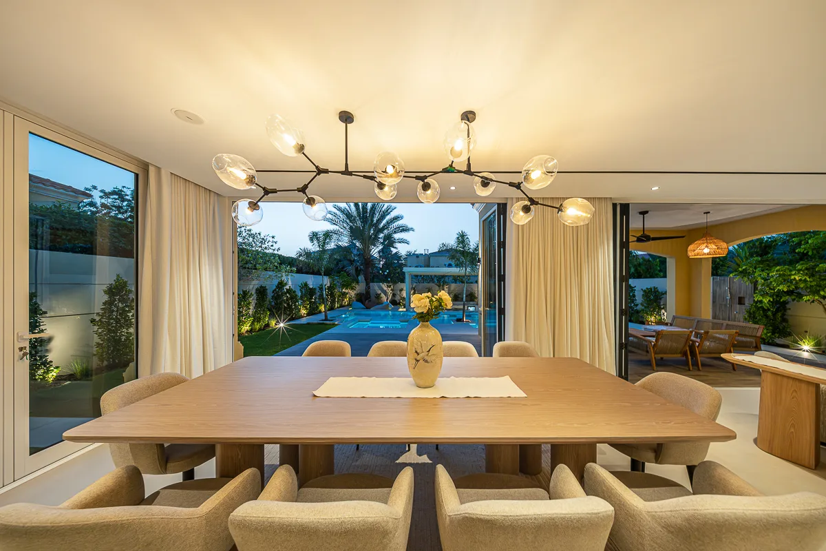 Dedicated dining area at Villa Sfiora